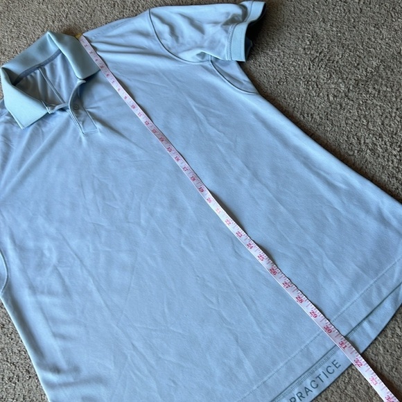 Lululemon Tech Pique Polo Light Blue/Grey - Picture 11 of 12